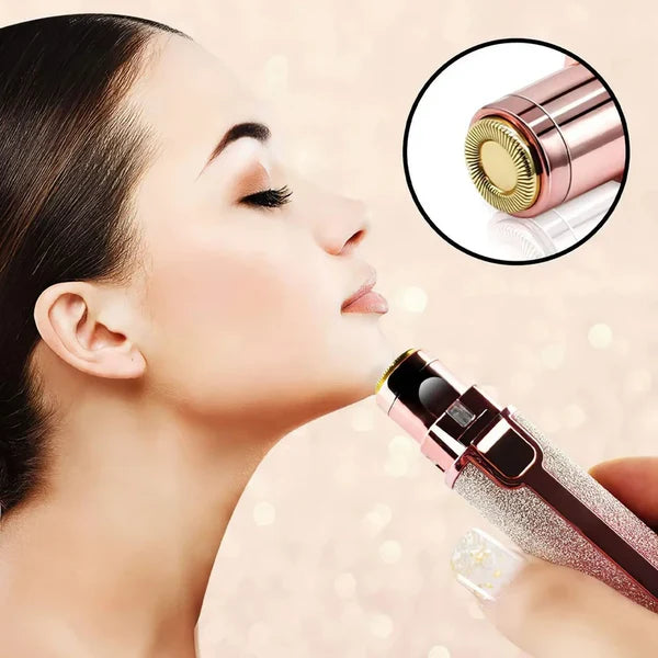 Electric Women's Eyebrow Trimmer and Facial Hair Remover